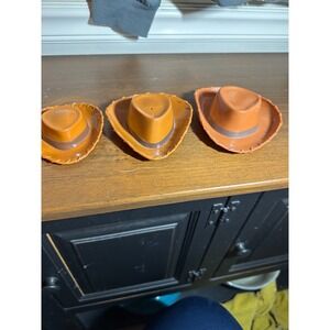 Disney Toy Story Woody Cowboy Hat Toy Replacement Accessories Set of 3 Brown